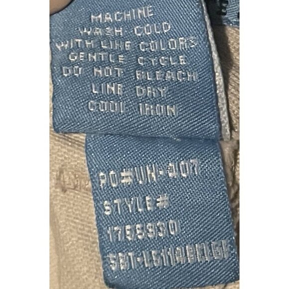 Duck Head Petites Stretch Womens Khaki Capri Pants Size 00P Beige Zip Pockets - Picture 9 of 11